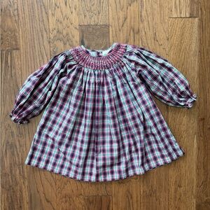 The Beaufort Bonnet Company Smocked Plaid Dress